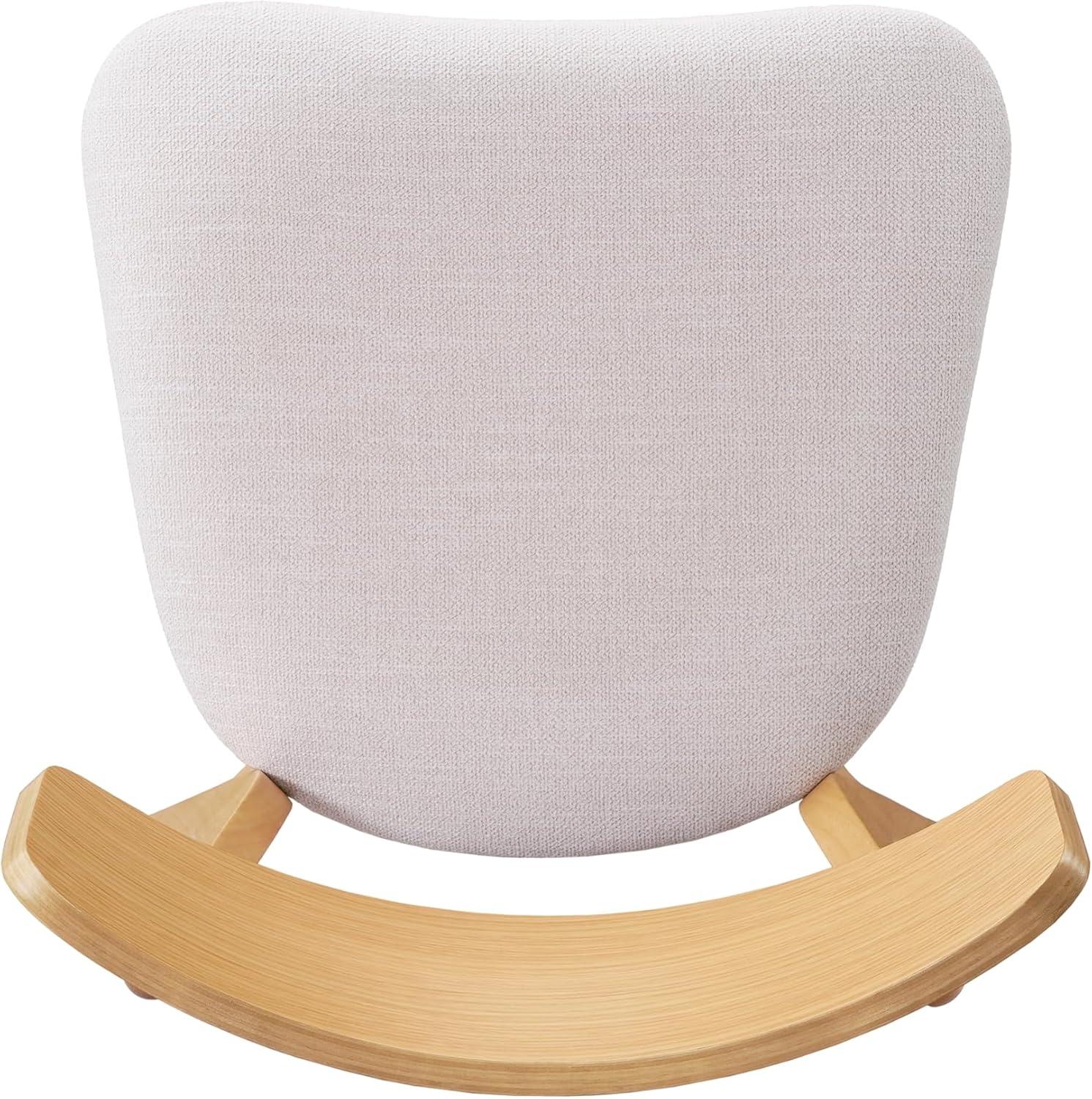 imageChristopher Knight Home Ladit Wooden Dining Chairs Set of 2 Upholstered MidCentury Dining Room Chair Rubber Wood 2 Accent Chairs for Living Room Kitchen Ergonomic Designed Light Beige Natural