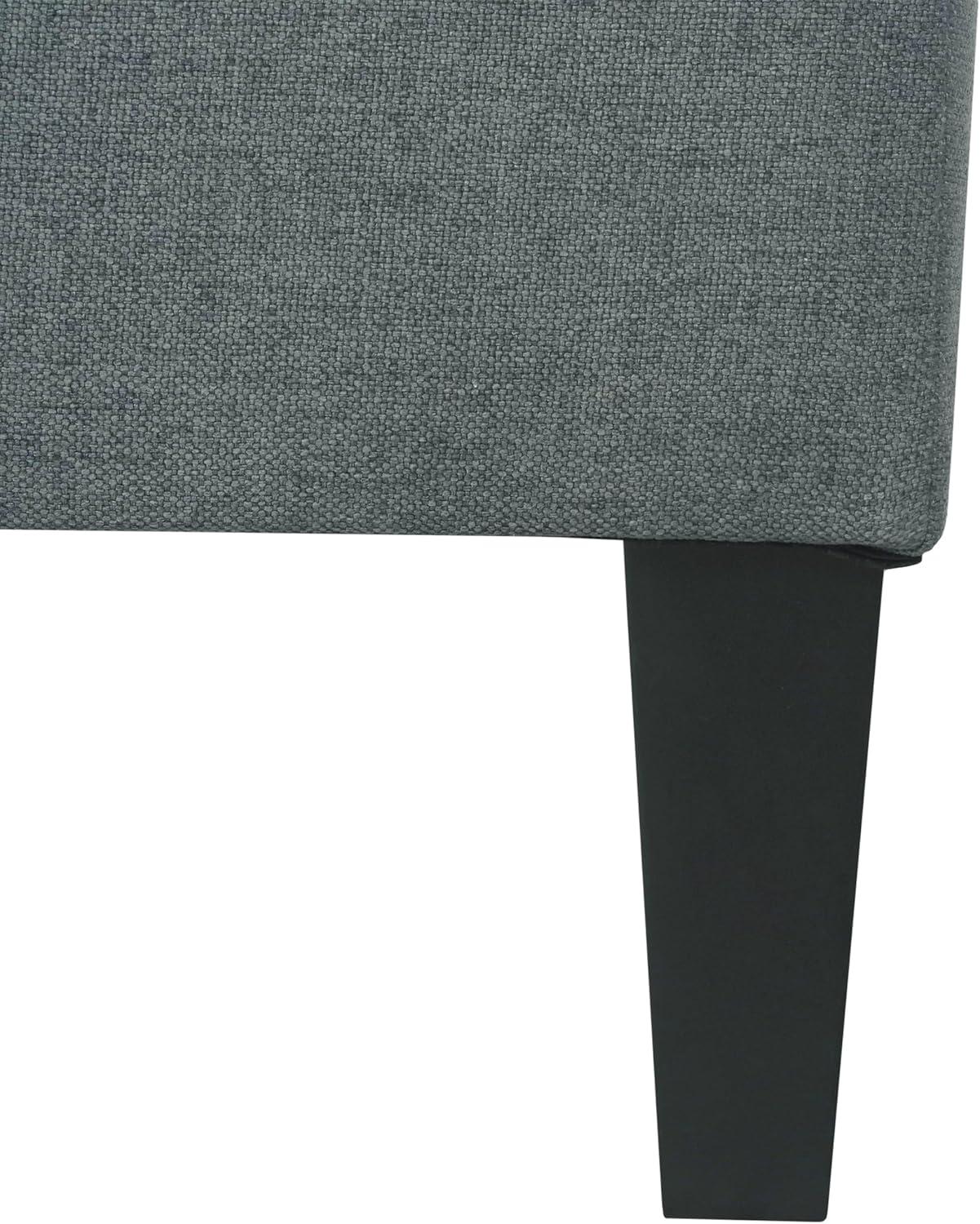 imageChristopher Knight Home Tufted Ottoman Footrest Rectangular Upholstered Ottoman Non Storage Fabric Ottoman Foot Rest Stool with Tufted Stitching2825 quotW x 23 quotD x 185 quotHCharcoalCharcoal