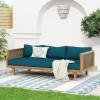 Teak and Dark Teal