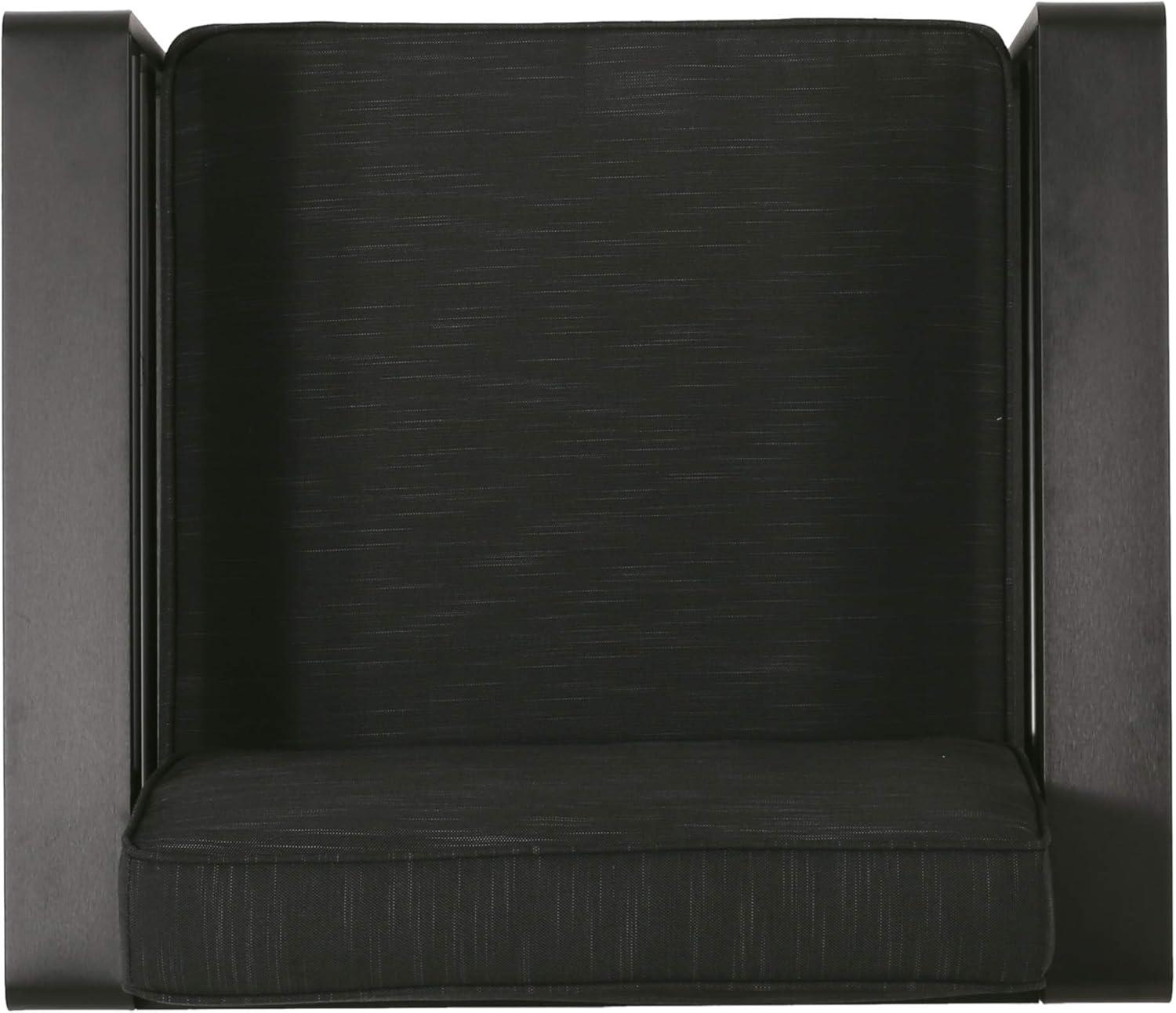 imageCheney Bay Outdoor Aluminum Club Chairs Set of 2 BlackBlack