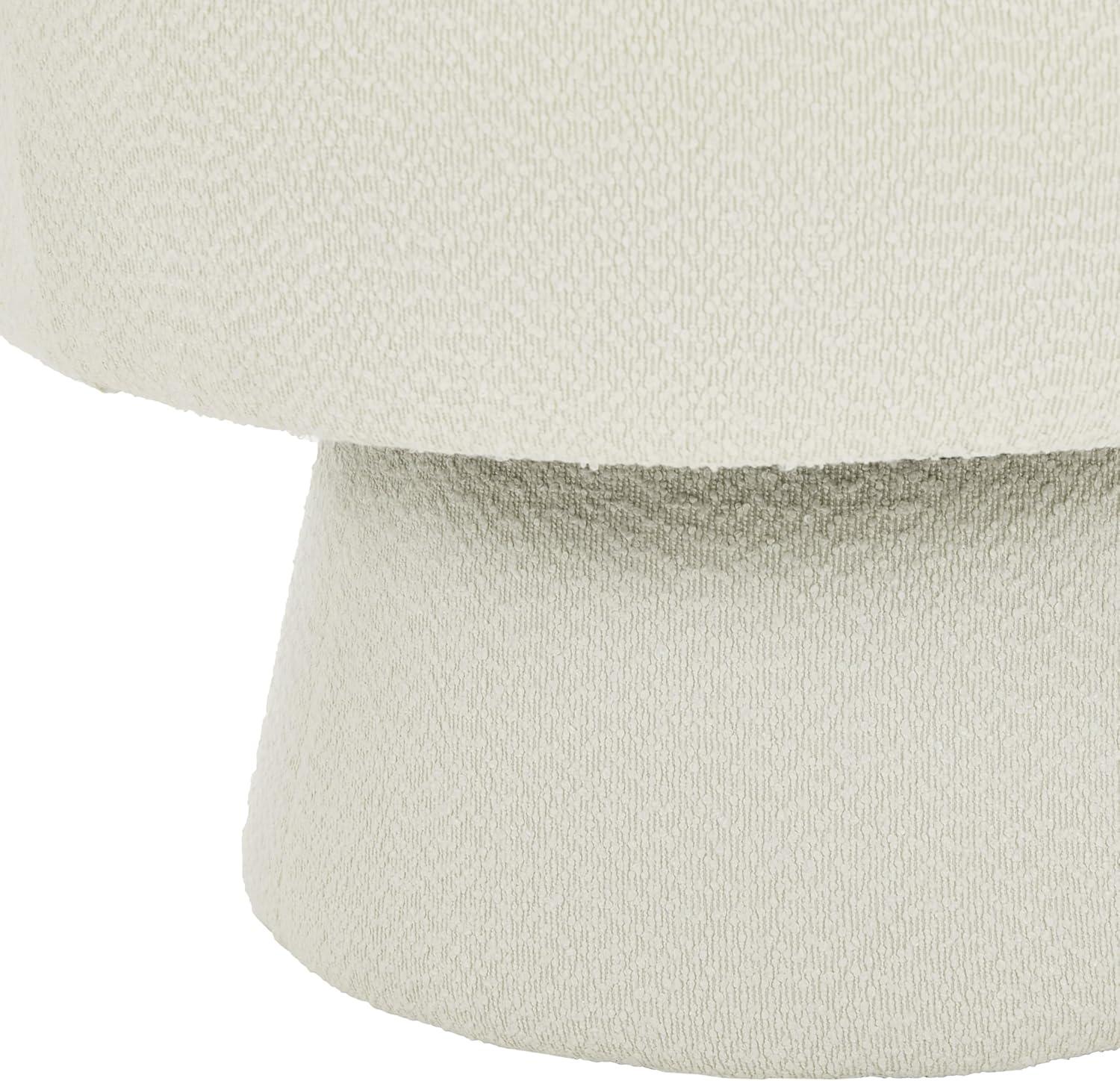 imageChristopher Knight Home Andree Contemporary 360 Swivel Accent Chair Boucle Upholstered Swivel Chair Super Comfort Single Lounge Sofa with Rotation for Living RoomBedroomHome Office Cream White