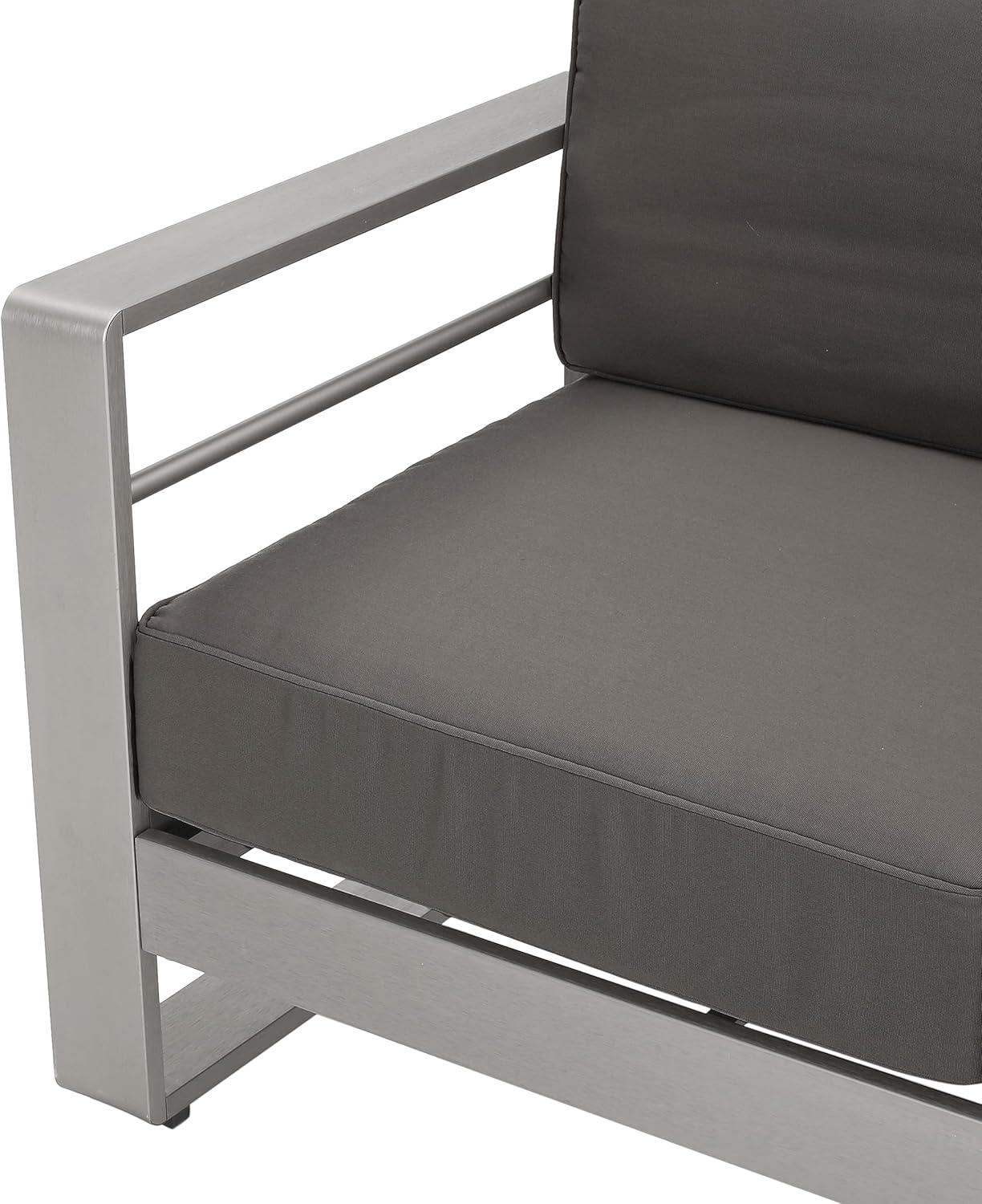 imageChristopher Knight Home Cape Coral Aluminum Chat Set 5Pcs Set Khaki