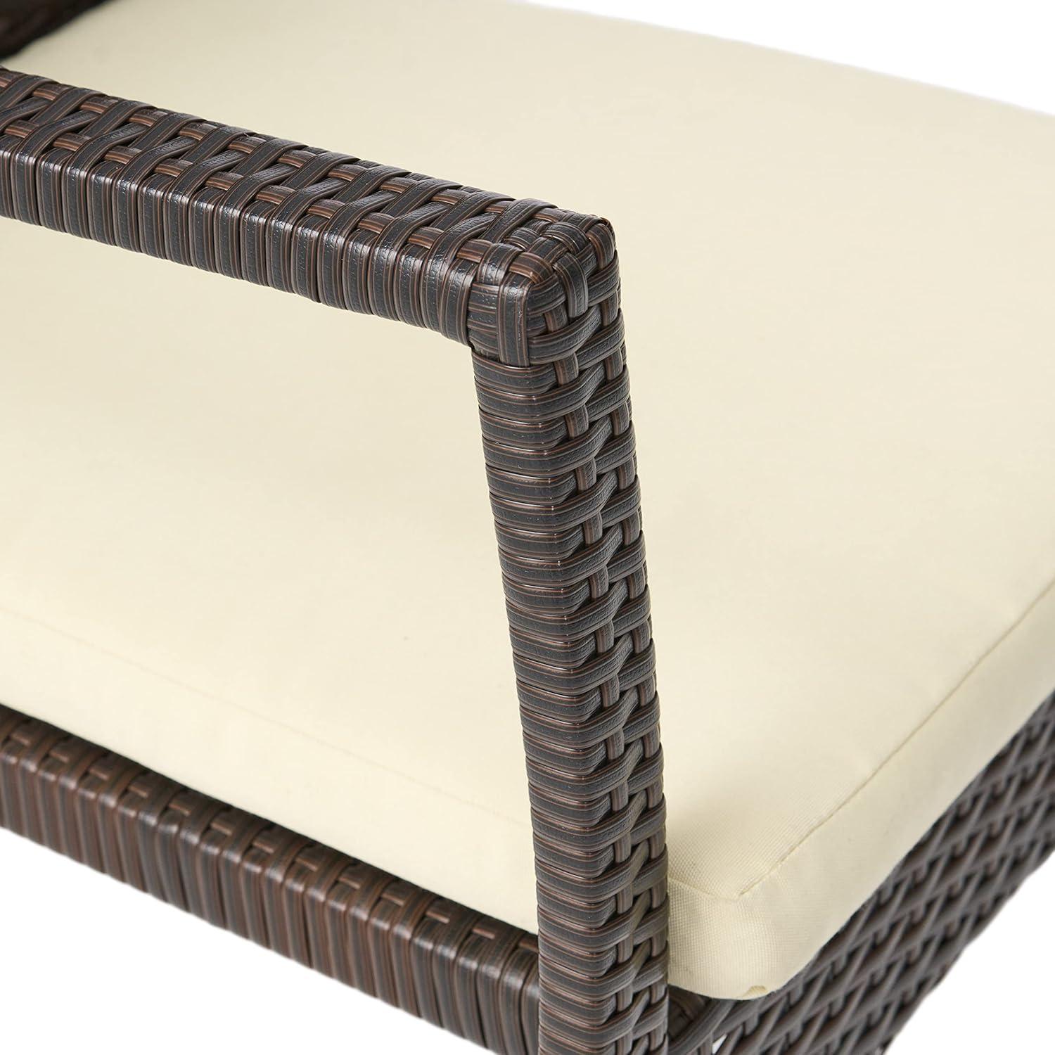 imageChristopher Knight Home Corsica Outdoor Wicker Dining Chairs 2Pcs Set Multibrown