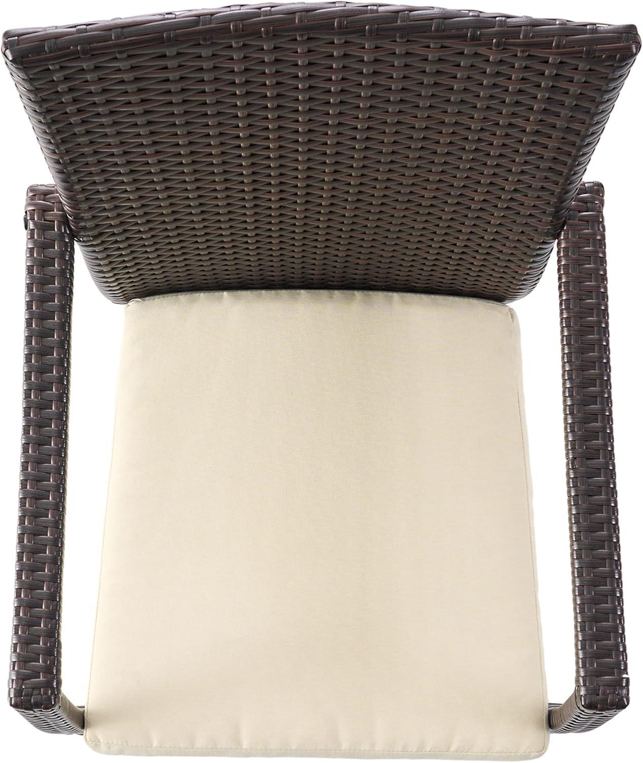 imageChristopher Knight Home Corsica Outdoor Wicker Dining Chairs 2Pcs Set Multibrown