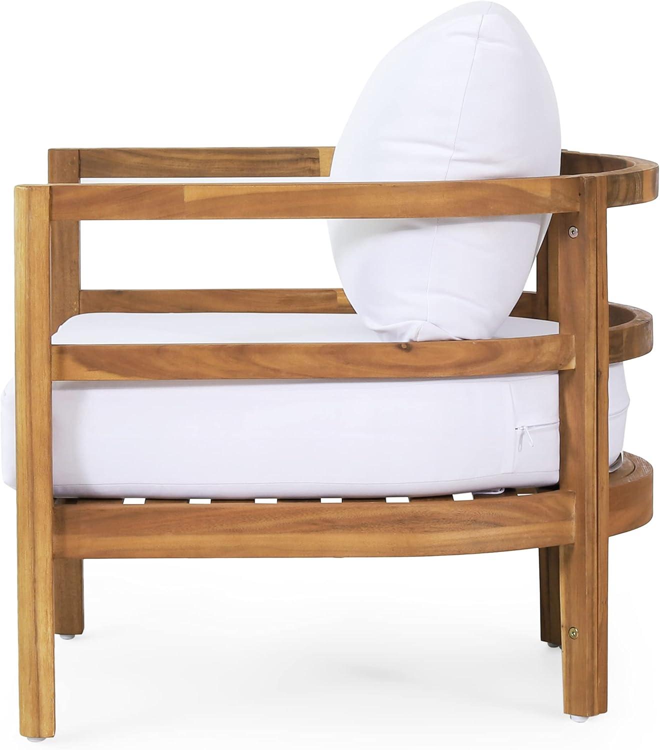 imageChristopher Knight Home Ellendale Club Chair White Teak