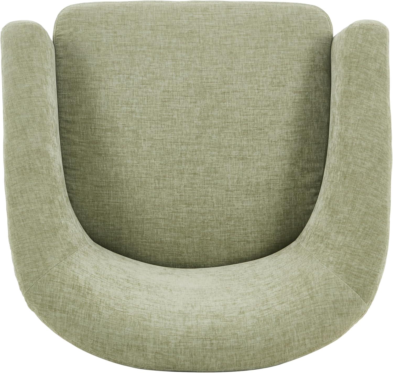 imageChristopher Knight Home Hanna Chenille Upholstered 360 Swivel Accent Chair Contemporary Barrel Swivel Chair with Plush Cushion Super Comfort Single Lounge Sofa with Rotation for Living Room Green