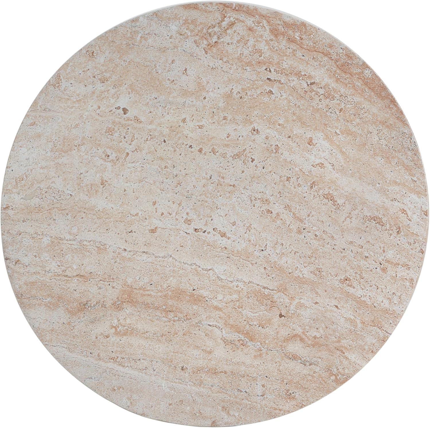 imageChristopher Knight Home Jayme 2025quot Indoor Outdoor Hourglass Accent Side Table Patio Decorative End Table Lightweight Concrete Garden Stool for Patio Living Room Balcony ampamp Garden Decor Travertine