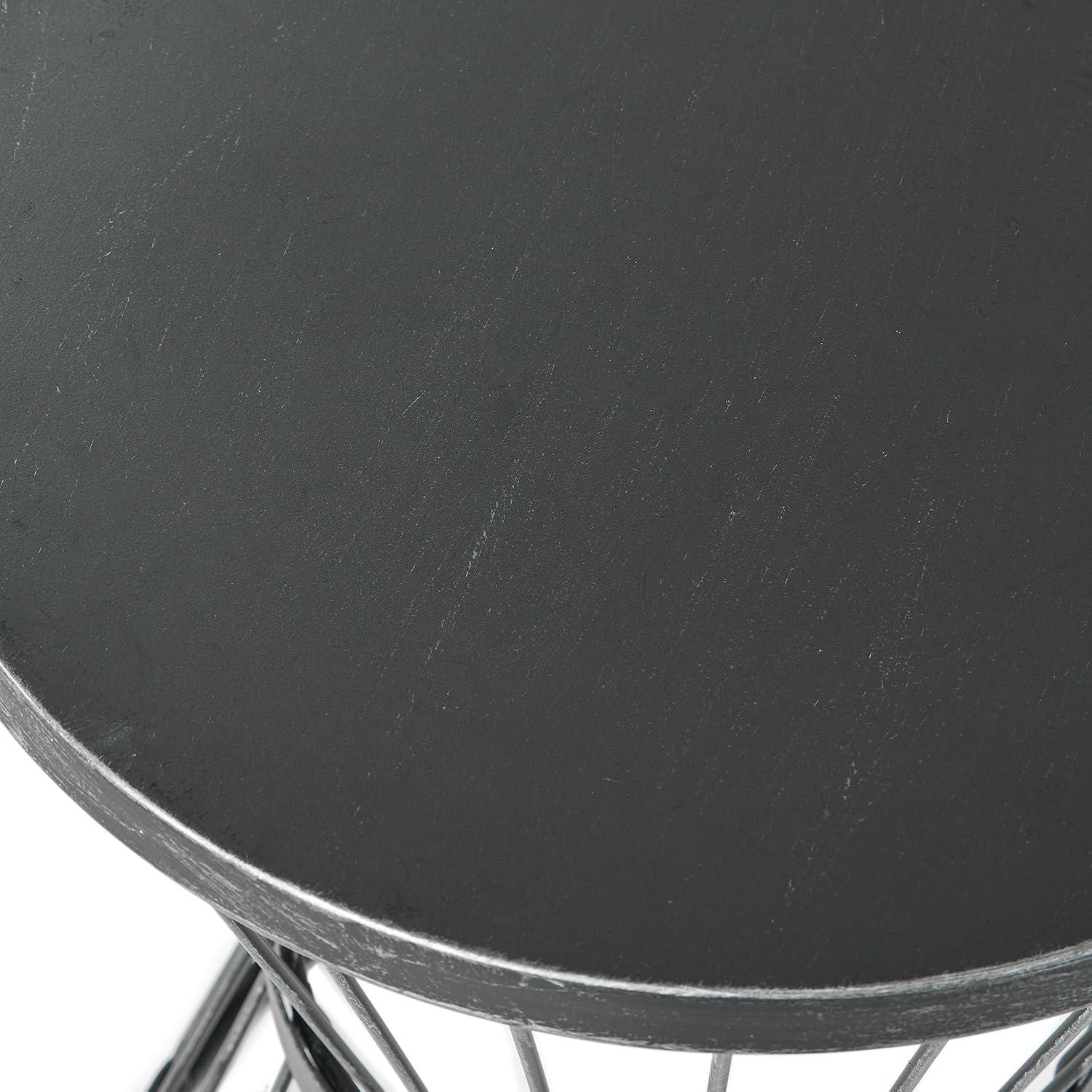 imageChristopher Knight Home Lassen Outdoor 16quot Iron Side Table Matte Black