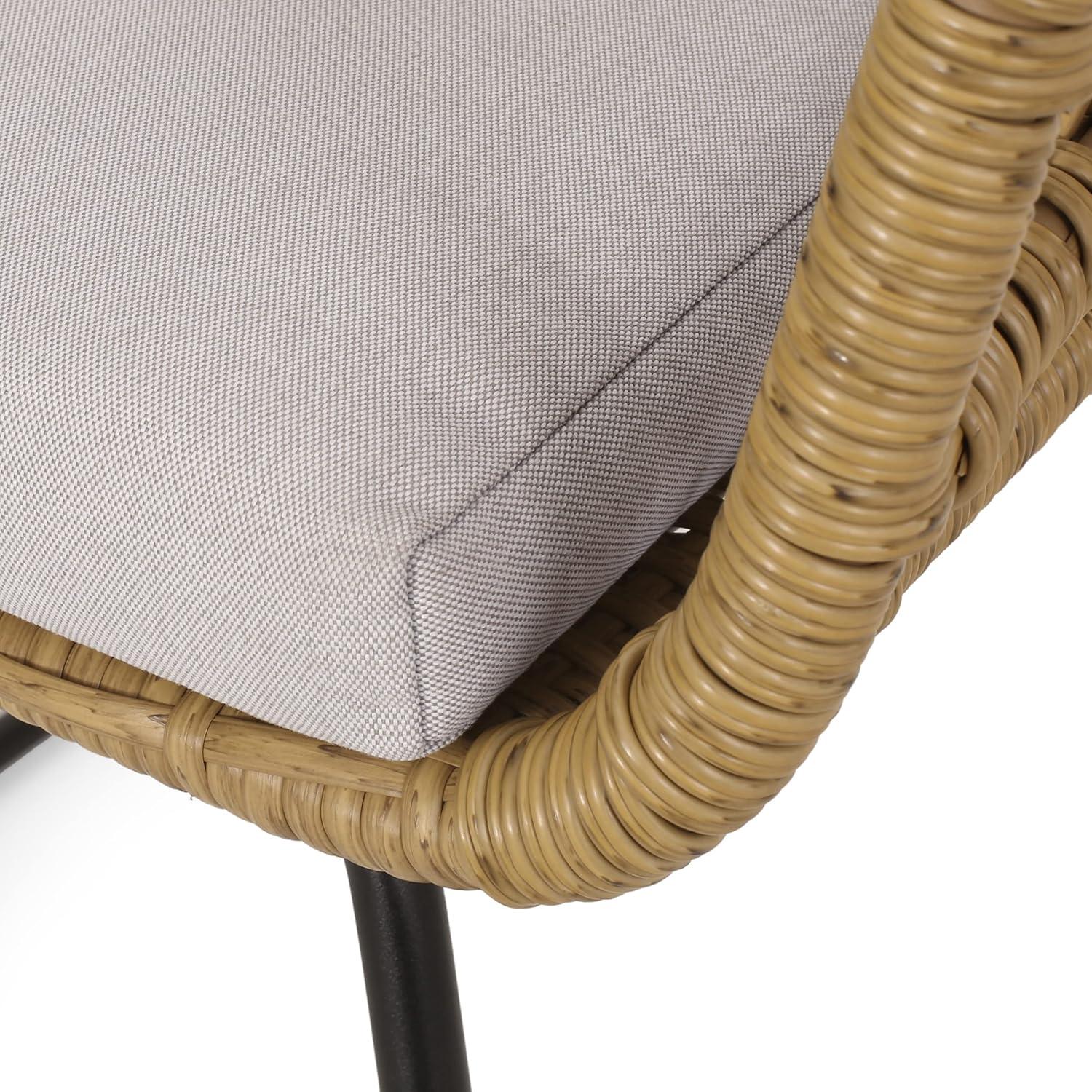 imageChristopher Knight Home Lemere Chat Set Light Brown Beige Black