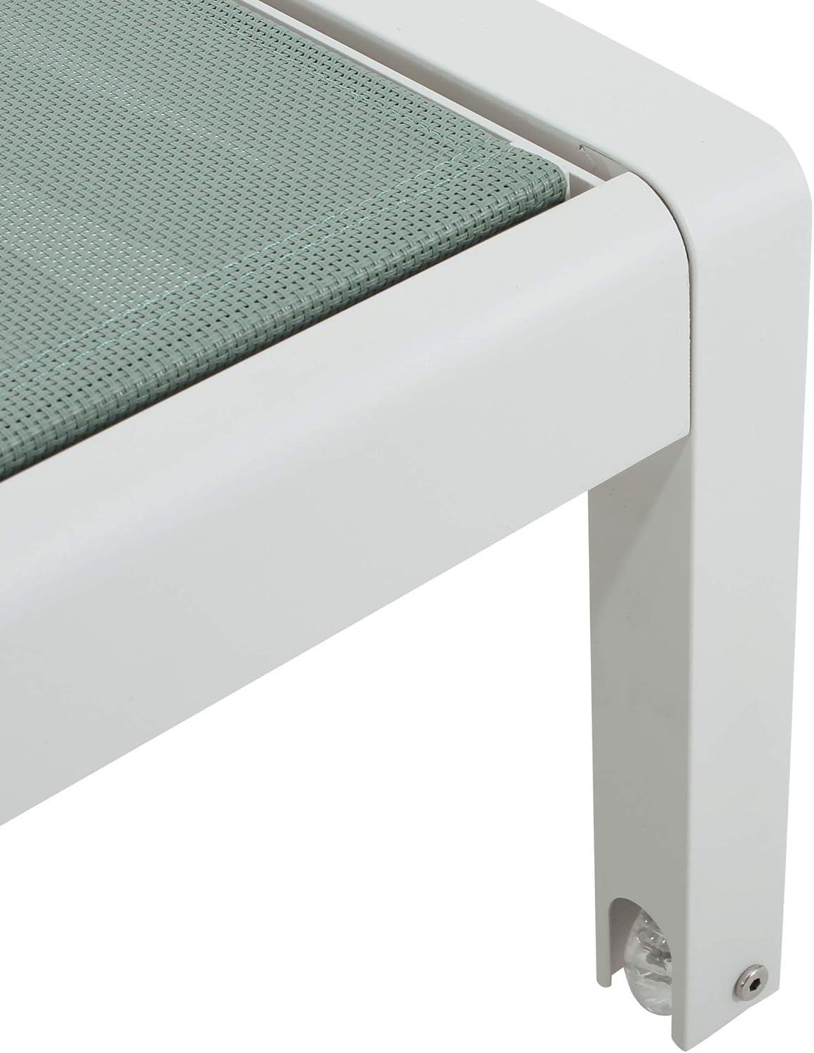 imageChristopher Knight Home Vanessa Coral Outdoor Chaise Lounges Set of 2 Green and White