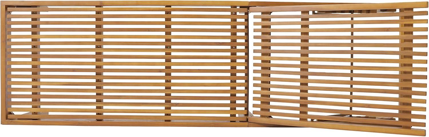 imageChristopher Knight Home Vernon Outdoor Acacia Wood Chaise Lounge Set Teak FinishTeak Finish