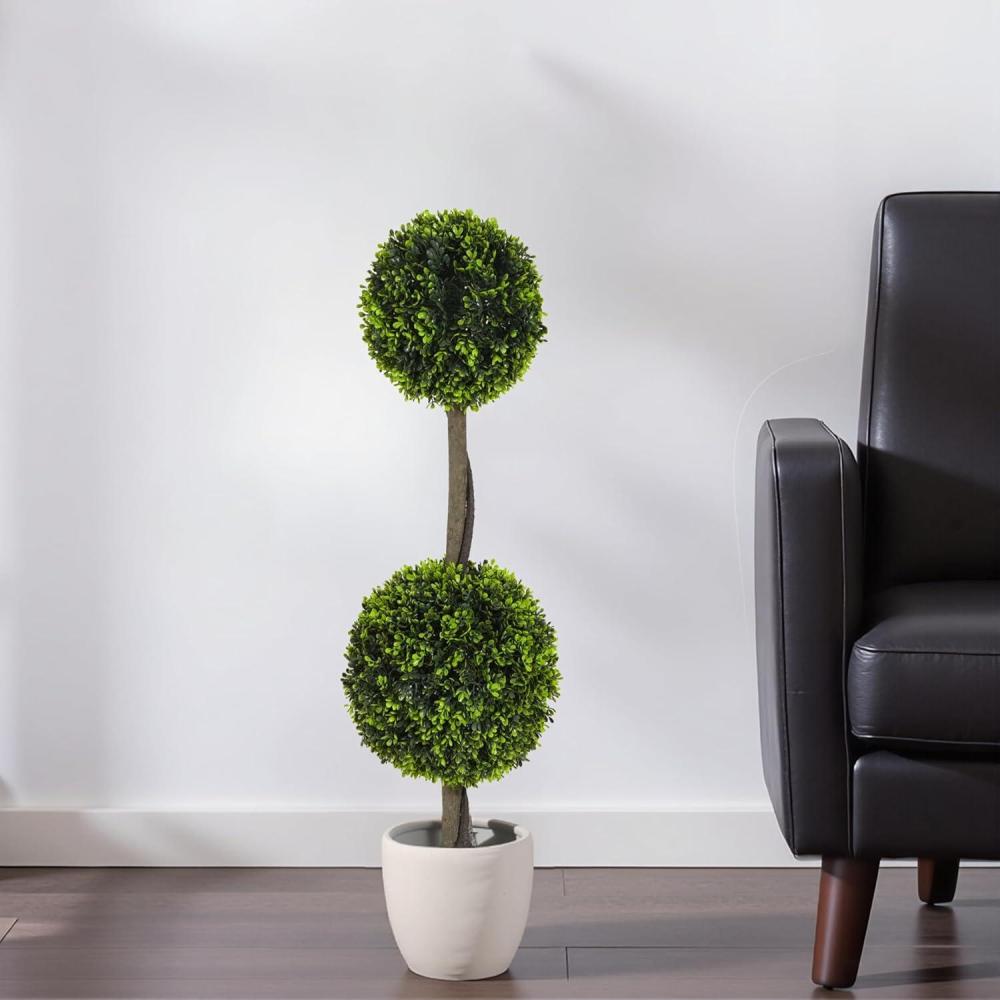 imageChristopher Knight Home Alene Set of 2 6075H Artificial Tree Indoor Artificial Bamboo Tree with Nursery Pot Faux Tree with Black Plastic Pot for Living Room Artificial Plant for Home DecorGreenGreen34h