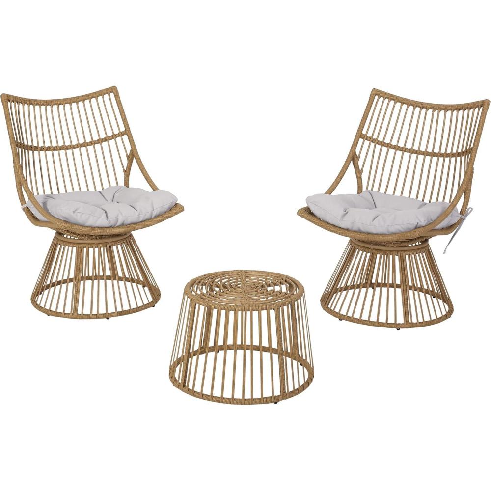 imageChristopher Knight Home Caryl Chat Set Light Brown Beige