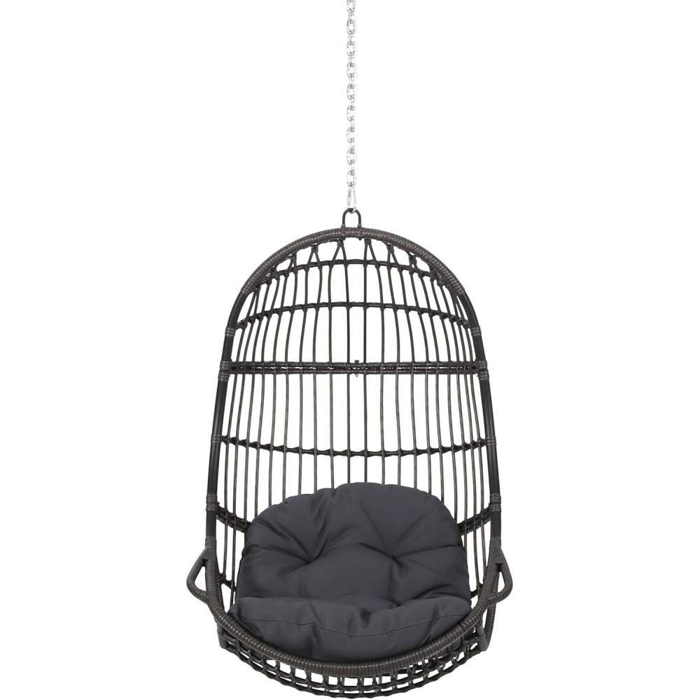 imageChristopher Knight Home HammockSwing Light Brown BeigeGray Dark Gray