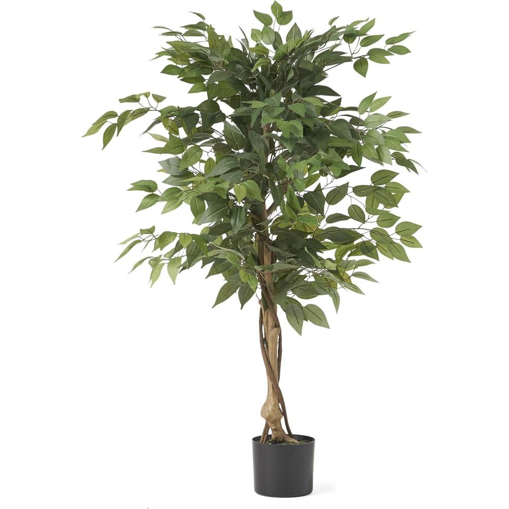 imageChristopher Knight Home Harney 4 x 2 Artificial Ficus Tree Green5ft