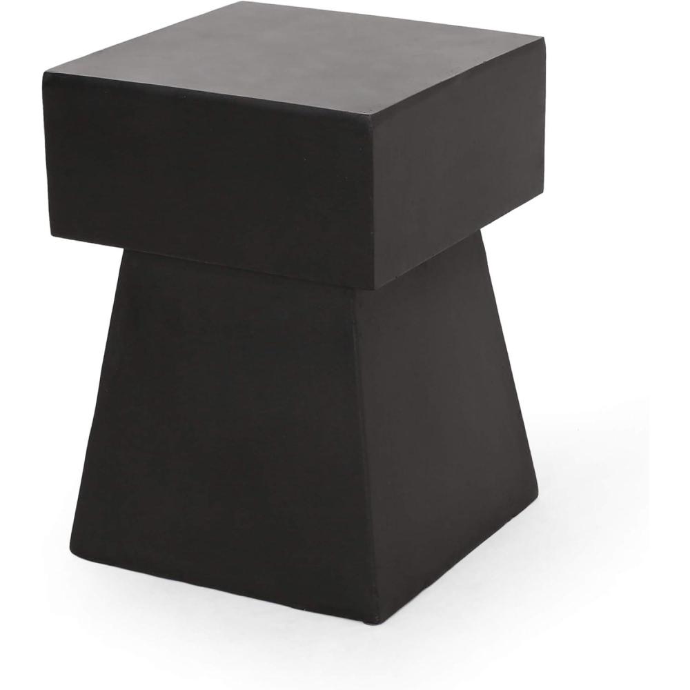 imageChristopher Knight Home Jack Outdoor Modern Side Table Matte BlackMatte Black