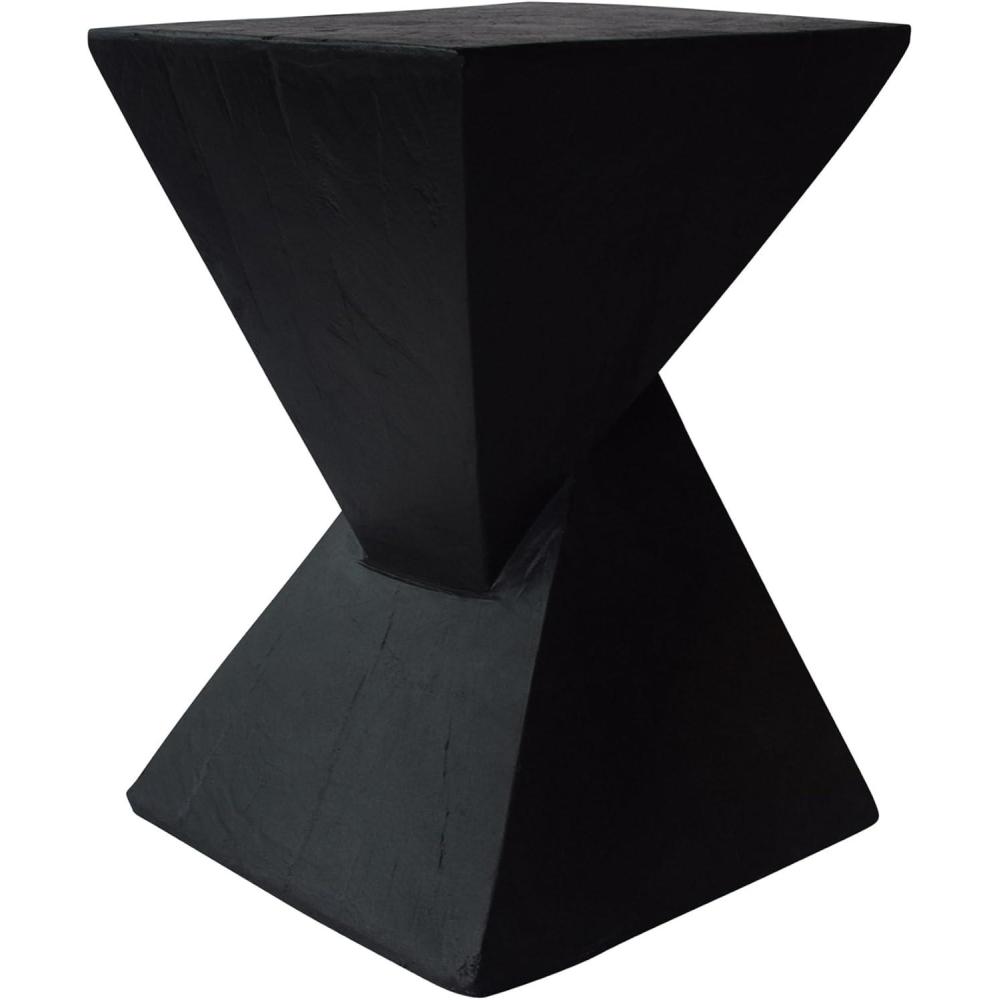 imageChristopher Knight Home Kajsa Outdoor Lightweight Concrete Accent Table BlackModern
