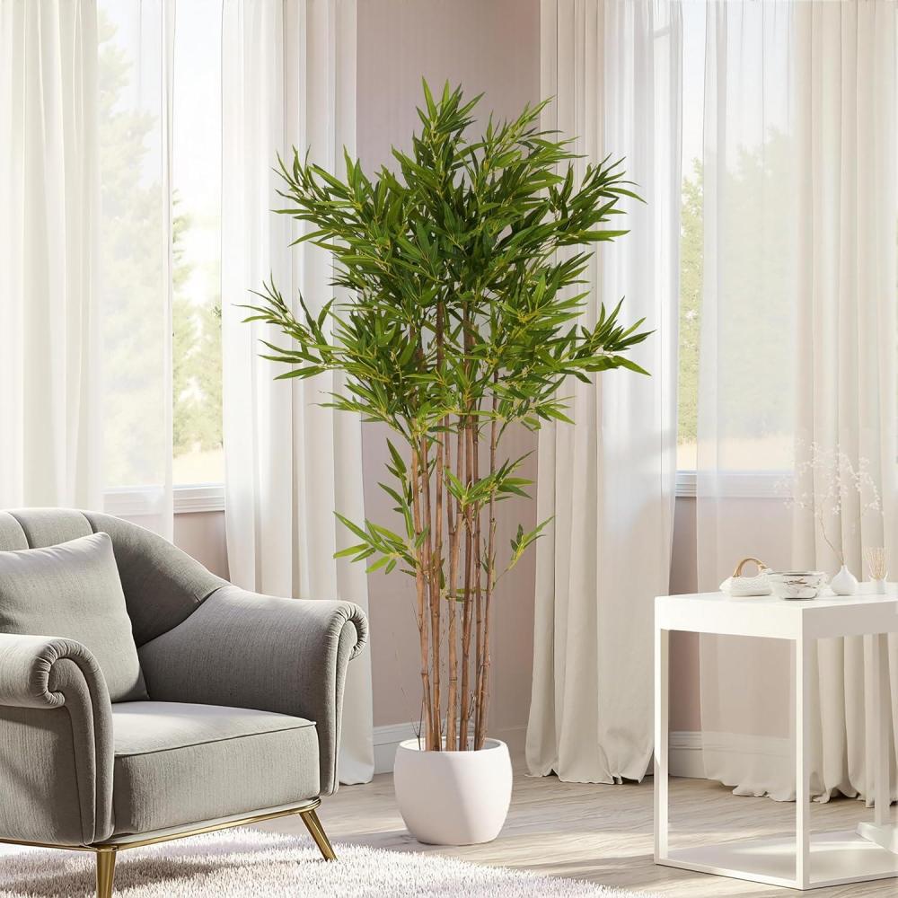 imageChristopher Knight Home Luke 63H PrePotted Artificial Tree Indoor Artificial Ficus with Nursery Pot Faux Tree with Natural Wood Trunk for Home Office Decor 1pcs with Black Plastic Pot GreenGreen70h