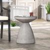 Bissell Outdoor Side Table – Lightweight Concrete – Concrete Finish