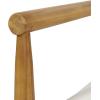Bonsallo Outdoor Club Chair with Cushions – Acacia Wood – Teak/Cream