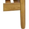 Bonsallo Outdoor Club Chair with Cushions – Acacia Wood – Teak/Cream