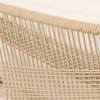 Christopher Knight Home Annisa Outdoor Club Chair with Cushions – Acacia Wood and Rope – Teak/Light Brown/Beige