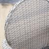 Christopher Knight Home Aurora Outdoor Wicker Armed Stacking Chairs with Aluminum Frame, 2-Pcs Set, Chateau Grey