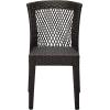 Christopher Knight Home Bonnie Outdoor Wicker Dining Chairs (Set of 4), Grey