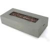 Christopher Knight Home Cape Coral Outdoor Chat Set with Fire Table, 5-Pcs Set, Khaki / Light Grey