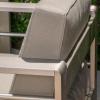 Christopher Knight Home Cape Coral Outdoor Chat Set with Fire Table, 5-Pcs Set, Khaki / Light Grey