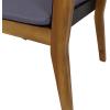 Christopher Knight Home Caroline Outdoor Acacia Wood Club Chairs with Cushion (Set of 2), Teak