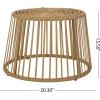 Christopher Knight Home Caryl Chat Set, Light Brown + Beige
