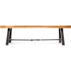 Christopher Knight Home Catriona Outdoor Acacia Wood Bench with Metal Accents, Teak Finish / Rustic Metal 14. 50 x 63 x 17. 75 inches(Wood Bench)