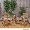 Christopher Knight Home Clark Rocker Recliners, Teak