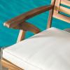 Christopher Knight Home Coronado Acacia Wood Bistro Set, 3-Pcs Set, Teak Finish(Wood Bistro Set)