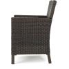Christopher Knight Home Cypress Outdoor Wicker Dining Chairs with Water Resistant Cushions, 2-Pcs Set, Multibrown / Light Brown