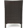 Christopher Knight Home Cypress Outdoor Wicker Dining Chairs with Water Resistant Cushions, 2-Pcs Set, Multibrown / Light Brown