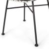 Christopher Knight Home Dining Chair, Beige + Black + White + Matte Black