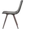 Christopher Knight Home Gila Outdoor Wicker Dining Chairs with Powder Coated Legs, 2-Pcs Set, Multibrown / Dark Brown