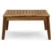 Christopher Knight Home Grena Outdoor Acacia Wood 10 Seater Sectional Conversation Set with Two Coffee Tables, Teak and Beige