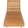 Christopher Knight Home Habery Acacia Wood Chaise Lounge Outdoor, Wooden Patio Chaise Lounge, Outdoor Sunbathing Lounge Chair, Adjustable Backrest Single Sofa for Poolside, Garden, Copper Teak