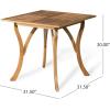 Christopher Knight Home Hermosa Acacia Wood Dining Set, 5-Pcs Set, Teak Finish