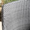 Christopher Knight Home Hillhurst Outdoor Wicker Dining Chairs with Water Resistant Cushions, 2-Pcs Set, Grey / Light Grey