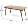 Christopher Knight Home Jayme Outdoor 7 Pieces Bistro Set, Acacia Wood Dining Chair, Open Slats Panel Back Armchair and Table Set, Rectangular Wooden Table, Acacia Wood Dining Set for Backyard, Teak