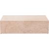 Christopher Knight Home Jorine 43.5″ Outdoor Rectangular Coffee Table, Lightweight Concrete Coffee Table, Natural Texture Side Footstool, Spacious Tabletop Display, No Assembly Required, Natural