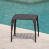 Christopher Knight Home Kai Outdoor 18″ Cast Aluminum Side Table, Bronze Finished(Classic)