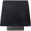 Christopher Knight Home Kajsa Outdoor Lightweight Concrete Accent Table, Black(Modern)