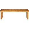 Christopher Knight Home Kemp Outdoor Acacia Wood Bench, Sandblast Natural Finish