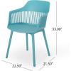 Christopher Knight Home Ladonna Outdoor Dining Chair (Set of 2), Teal