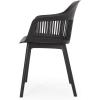 Christopher Knight Home Ladonna Outdoor Dining Chair (Set of 4), Black